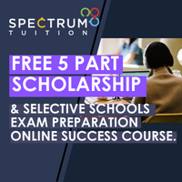 FREE 5 Part Scholarship & Selective Schools Exam Preparation Online Success Course.